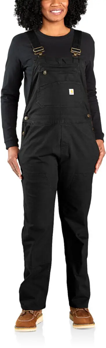 Carhartt Relaxed Fit Denim Bib Overall - XL - Zwart