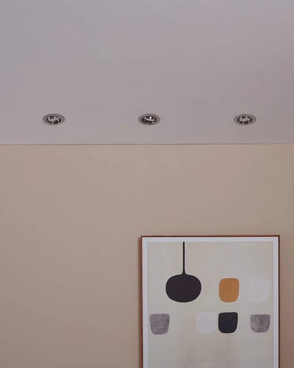 Eglo Peneto Inbouwspot LED Ø87mm Nikkel - Set 3 Stuks