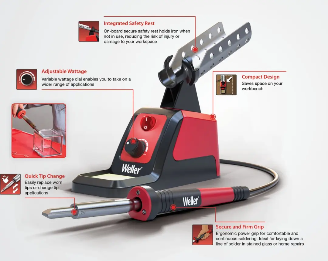Weller WLSK8023C Soldeerstation - 20-80W - 485°C - afbeelding 6 van 6
