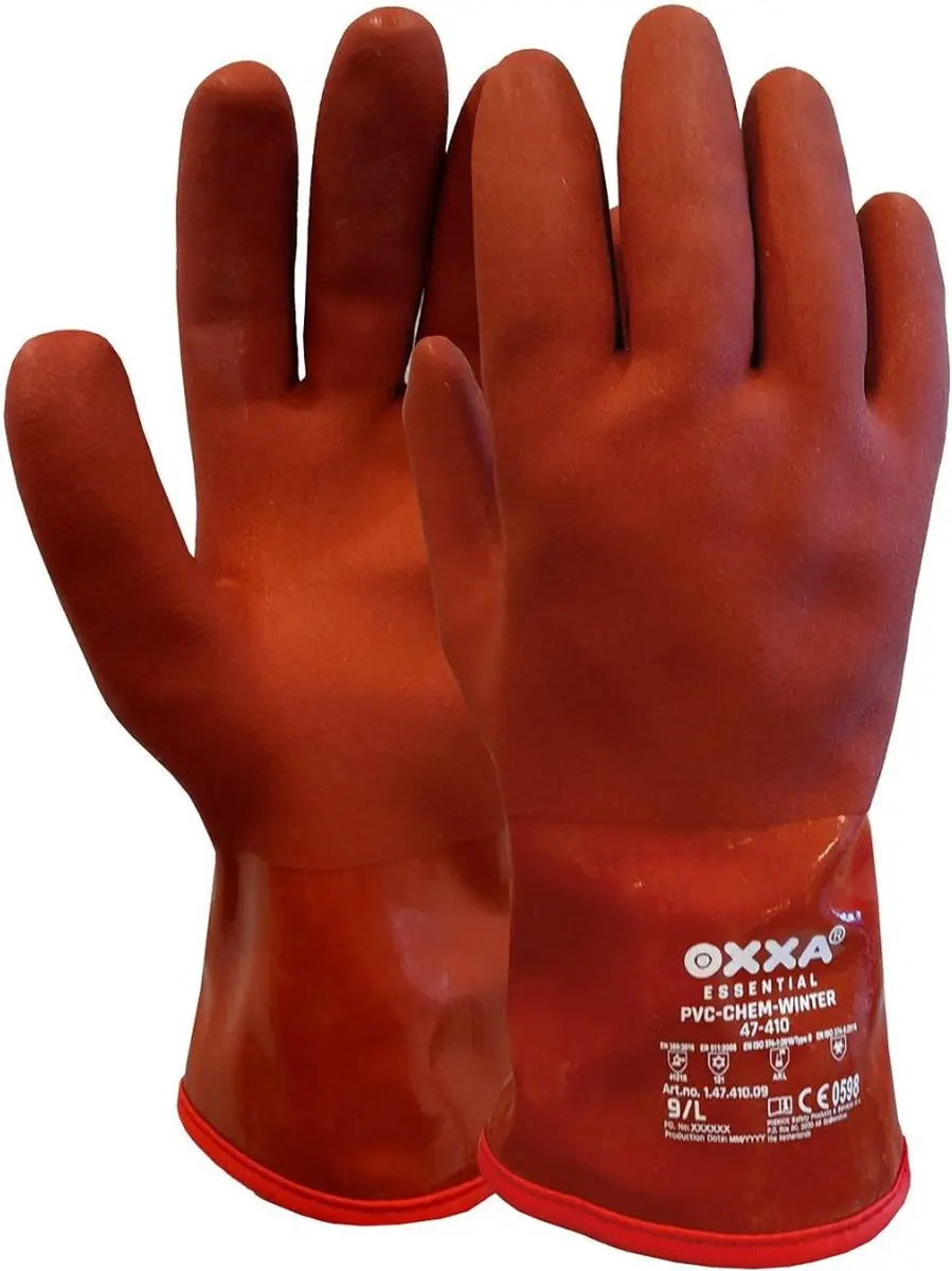 Oxxa PVC-Chem-Winter Handschoen L