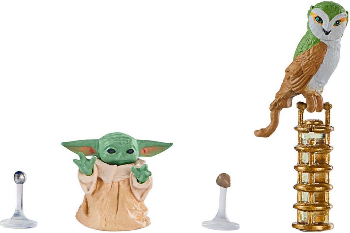 Hasbro Star Wars Actiefiguur Ahsoka Tano & Grogu 10 cm The Mandalorian Vintage Collection 2022 Multicolours