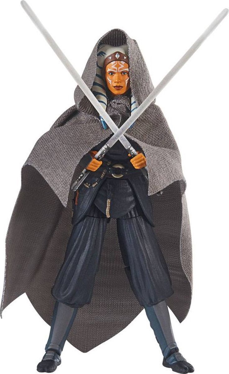 Hasbro Star Wars Actiefiguur Ahsoka Tano & Grogu 10 cm The Mandalorian Vintage Collection 2022 Multicolours