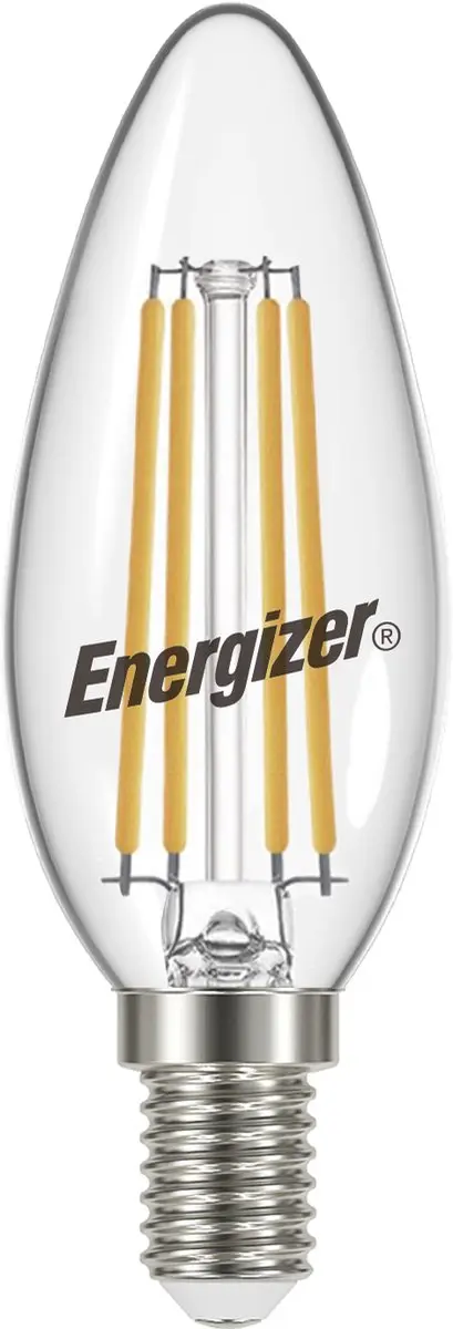 Energizer LED Filament Kaarslamp E14 5W Warmwit