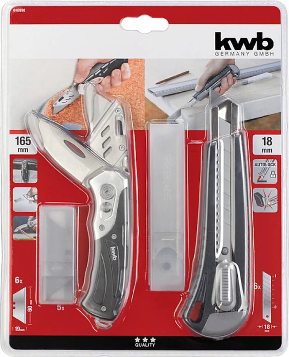 KWB Set werkmessen