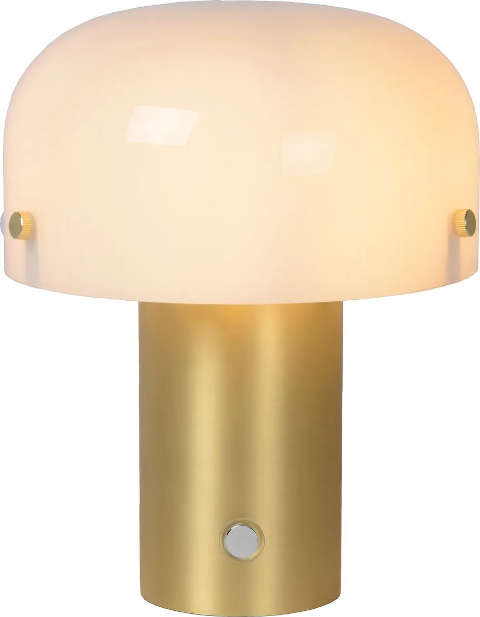 Lucide Timon Tafellamp E14 - Mat Goud/Messing