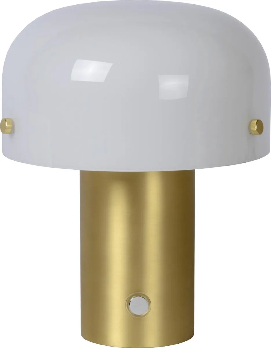 Lucide Timon Tafellamp E14 - Mat Goud/Messing