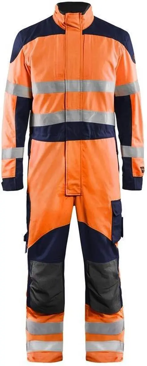 Blåkläder Multinorm 6089-1513 Overall - C52 - High Vis Oranje/Marineblauw