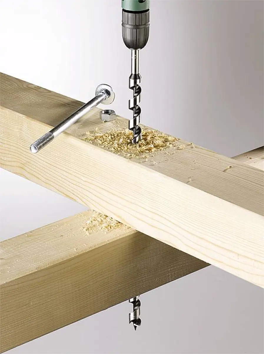 KWB Slangenboor Ø16mm x 235mm - Hout - Zeskantschacht