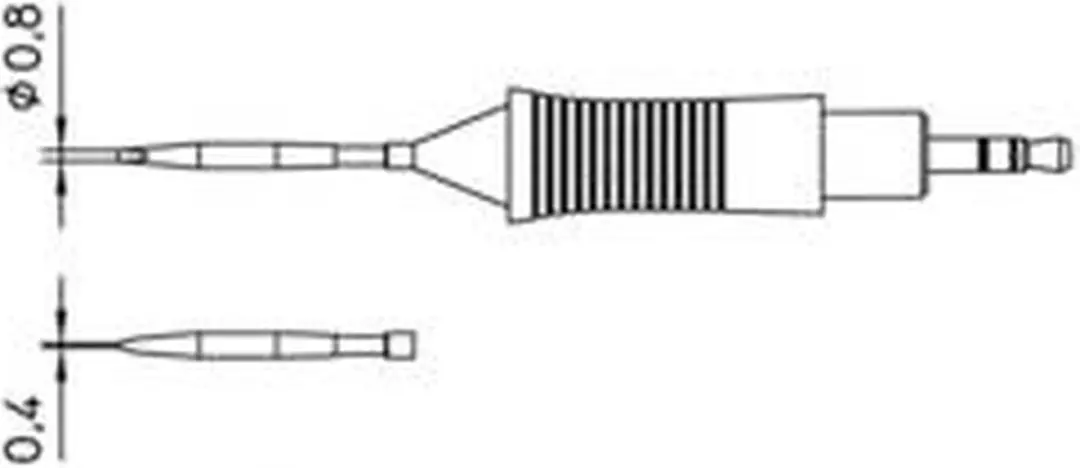 Weller RT9 T0054460999N Soldeerpunt Beitelvorm 0.8mm
