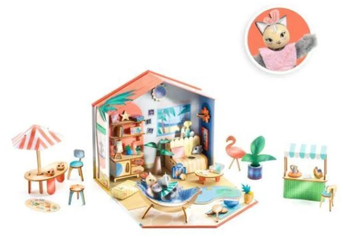 Djeco Mi House Knutselset DJ08030 - Multicolor - afbeelding 4 van 6