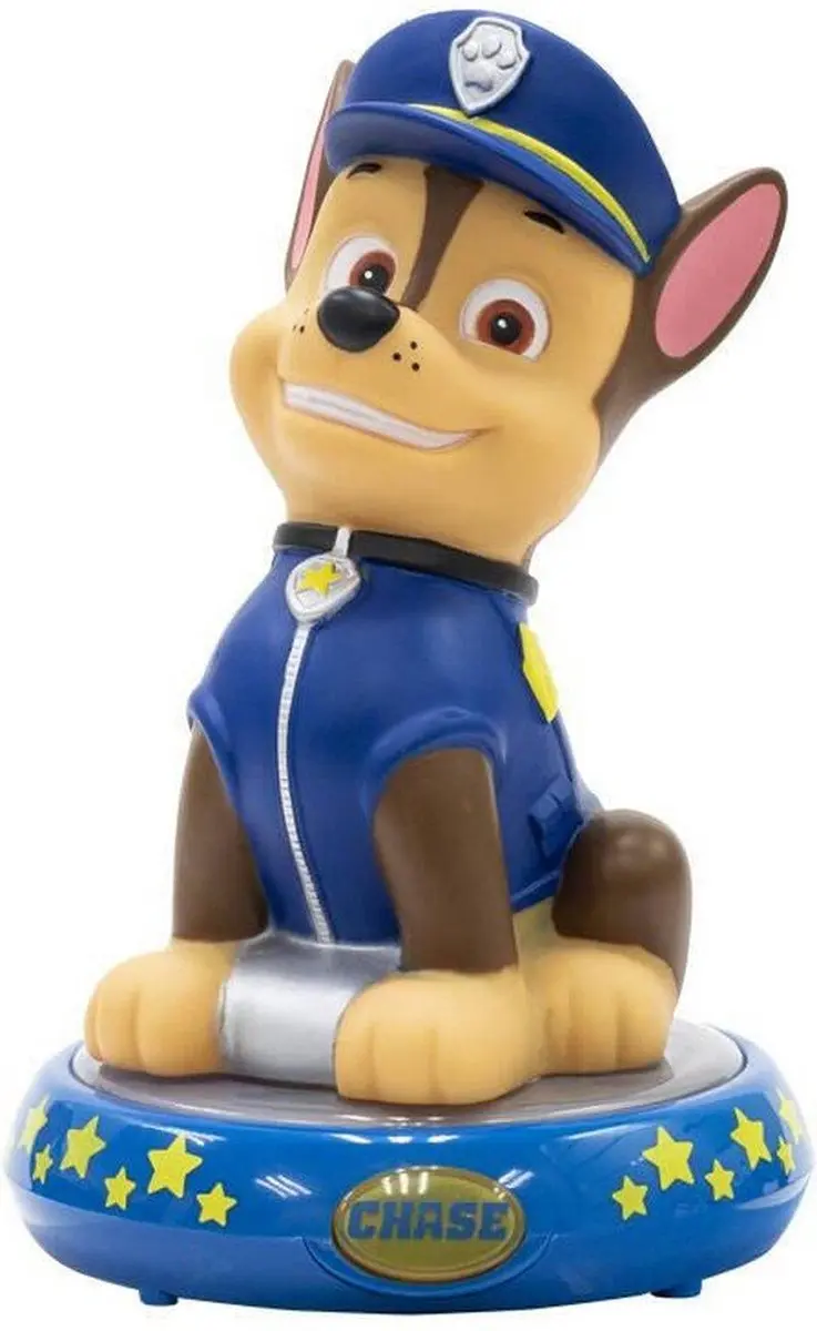 PAW Patrol 3D LED Nachtlamp Chase 25cm - Blauw