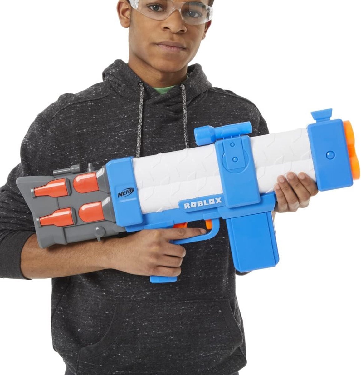 Hasbro Nerf Roblox Arsenal Pulse Laser - Gemotoriseerde dartblaster met 10 darts