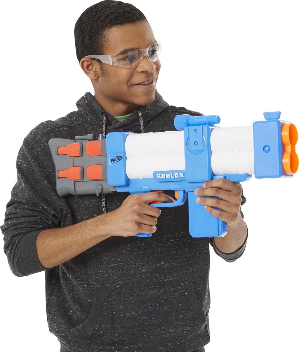 Hasbro Nerf Roblox Arsenal Pulse Laser - Gemotoriseerde dartblaster met 10 darts