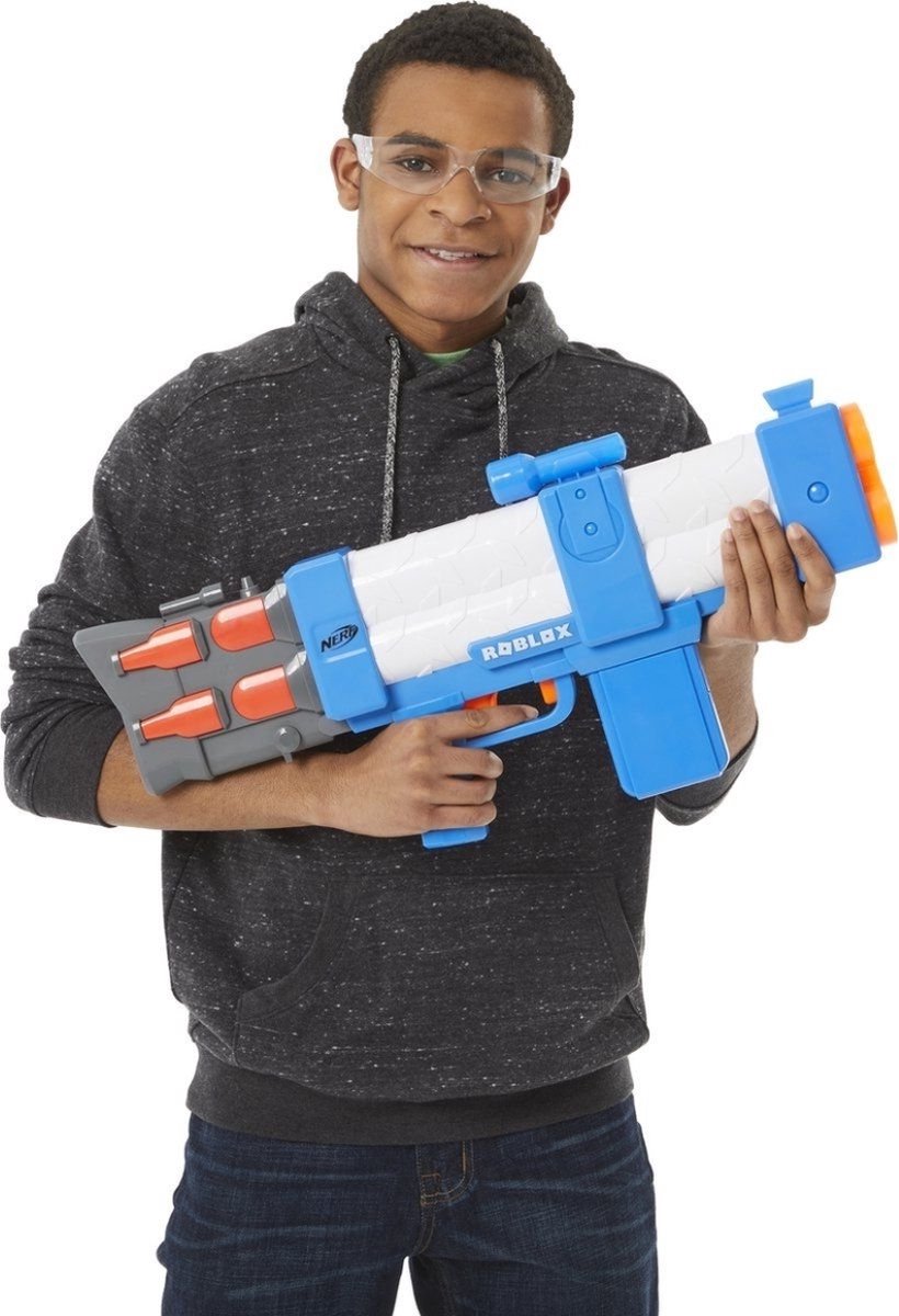 Hasbro Nerf Roblox Arsenal Pulse Laser - Gemotoriseerde dartblaster met 10 darts