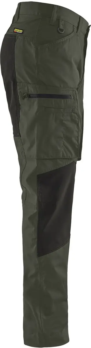 Blåkläder Service Werkbroek 104 - Army Groen/Zwart