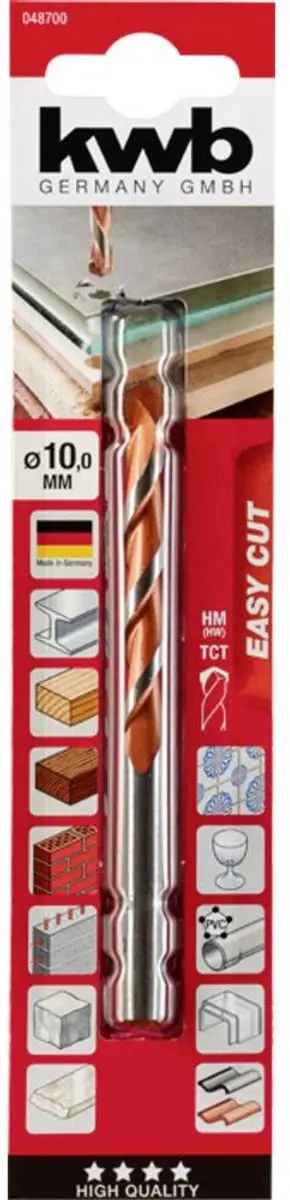 KWB Universele Boor Easy Cut 10,0mm - Metaal
