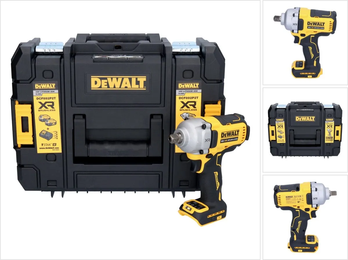 DeWalt DCF892NT Accu Slagmoersleutel 812Nm 18V - 4 Instellingen