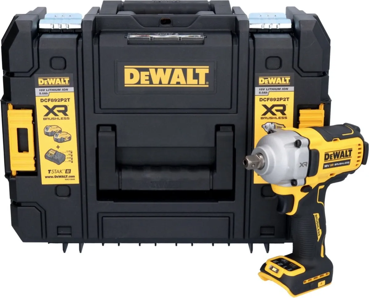 DeWalt DCF892NT Accu Slagmoersleutel 812Nm 18V - 4 Instellingen - afbeelding 6 van 6