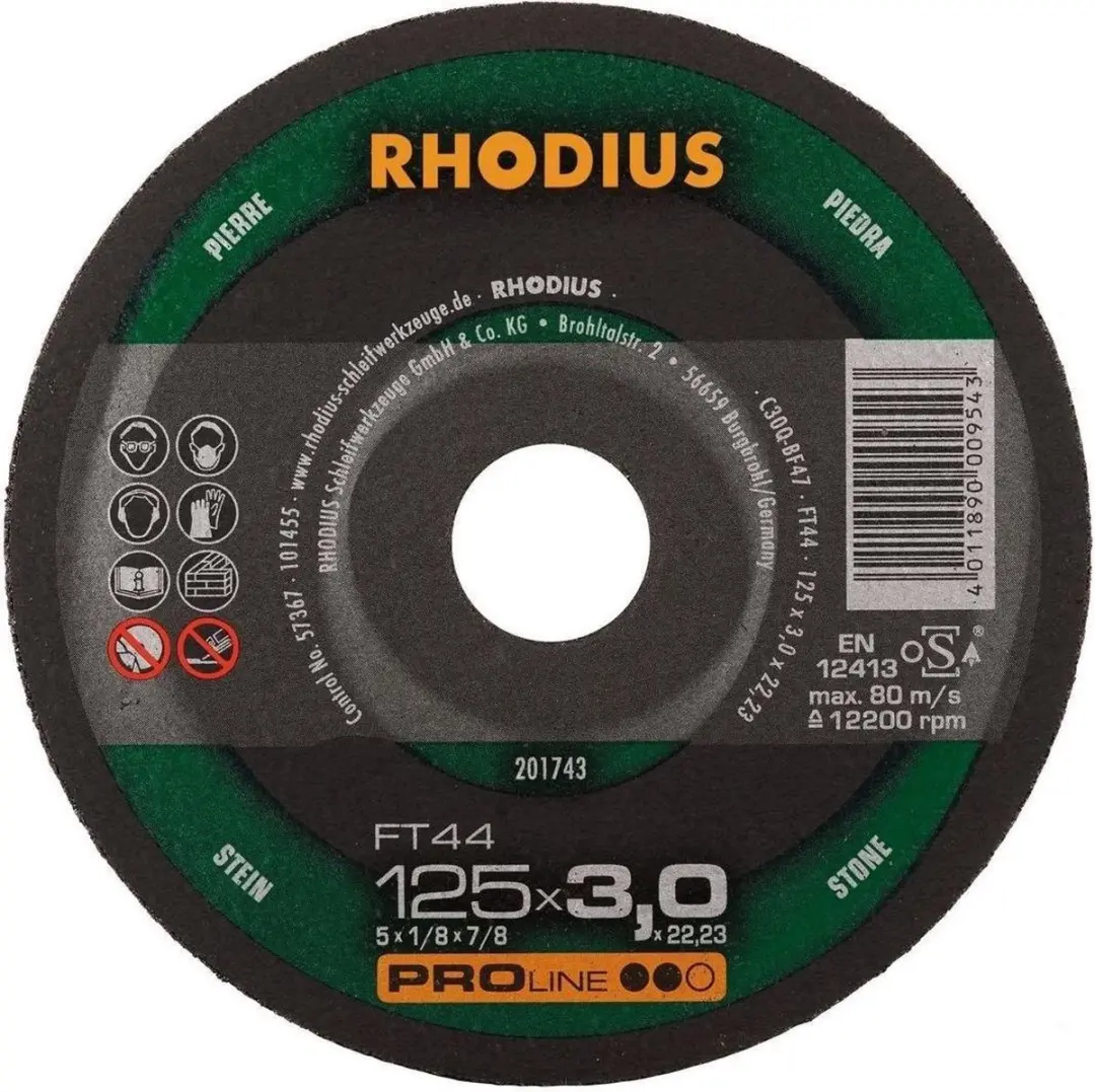 Rhodius FT44 Doorslijpschijf 230mm