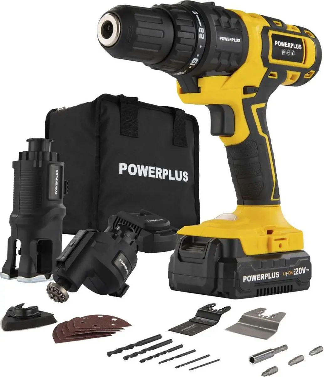 Powerplus POWX00550 5-in-1 Multitool 20V