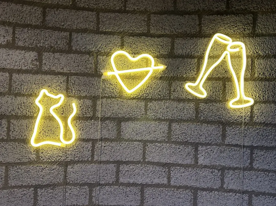 Impuls LED Wandlampen Neon Set