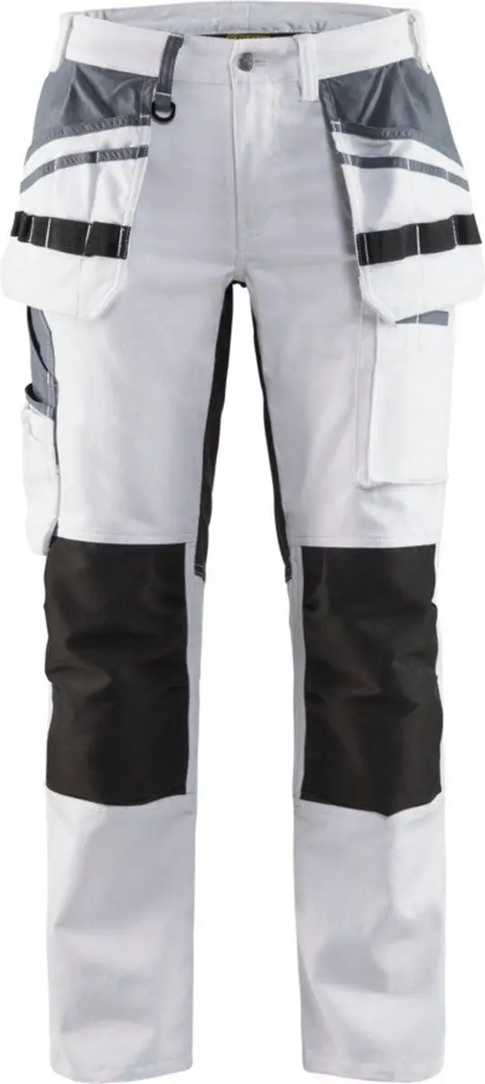 Blåkläder Dames Schildersbroek 7910-1000 Wit/Zwart