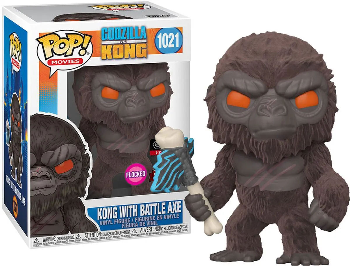 Funko Pop Kong Godzilla vs Kong Kong With Battle Axe - Multi