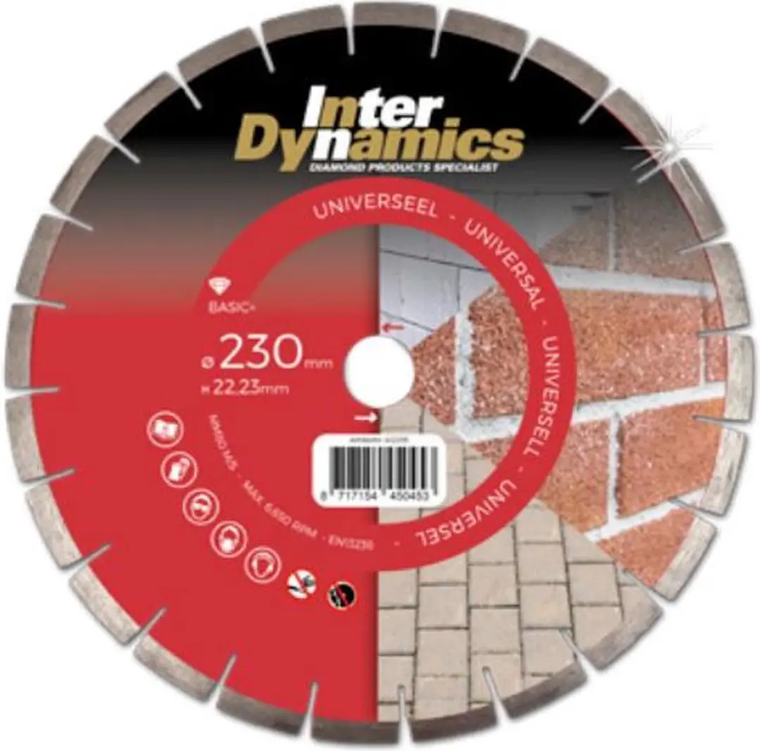 InterDynamics Universeel Basic+ Diamantschijf 125mm