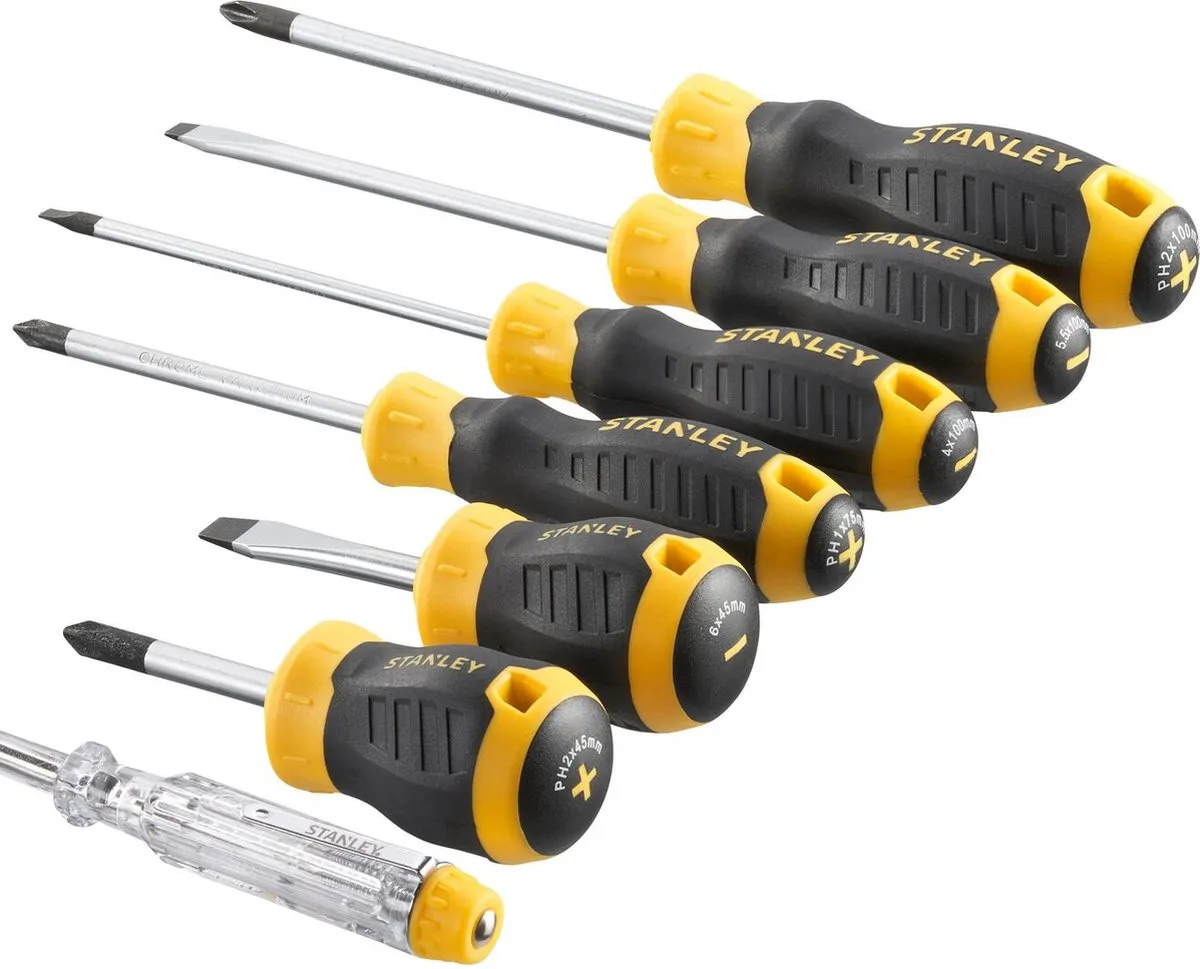 Stanley STHT16166-0 Cushion Grip Schroevendraaierset - 6-delig