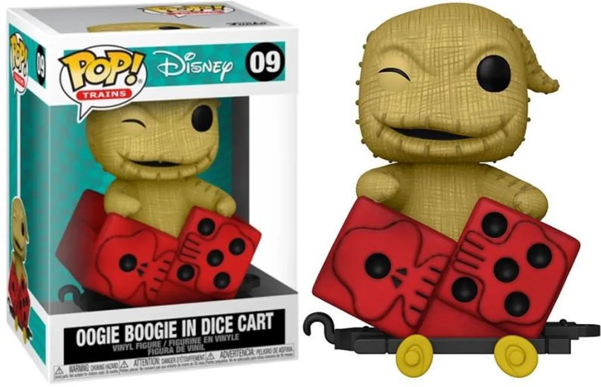 Disney Funko Pop! Oogie in Dice Cart #09 - Rood