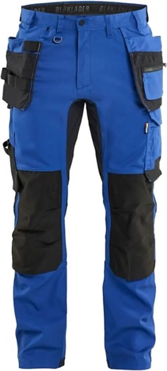 Blåkläder 1750 Werkbroek - 2-weg Stretch - Korenblauw/Zwart Maat 48