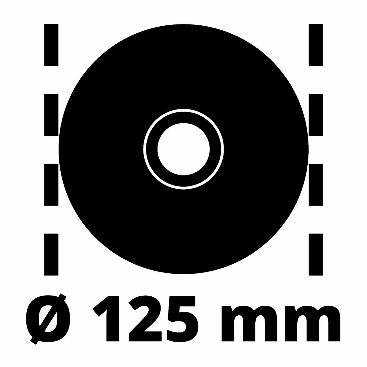 Einhell TC-AG 125/850 Haakse Slijper Kit - 850W - Ø125mm