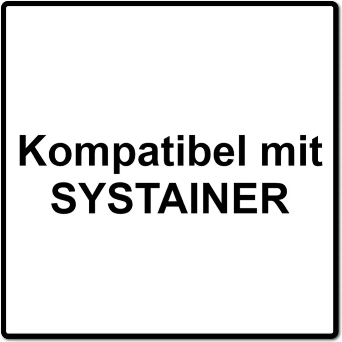 Festool Systainer T-LOC SORT-SYS 2 TL Domino 498889 - Grijs/Zwart