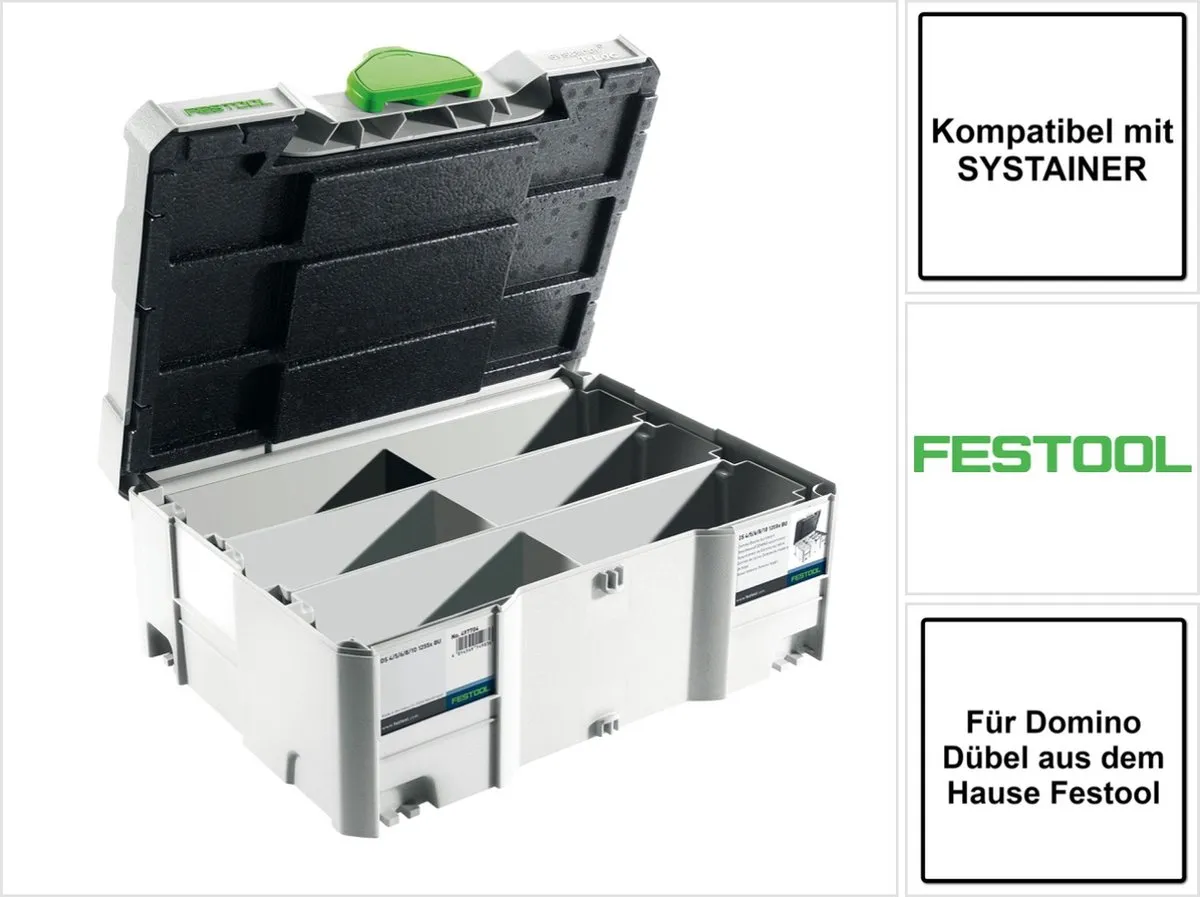 Festool Systainer T-LOC SORT-SYS 2 TL Domino 498889