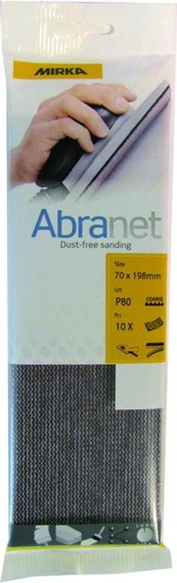 Mirka Abranet ECO Schuurstroken P180 - 10 Stuks