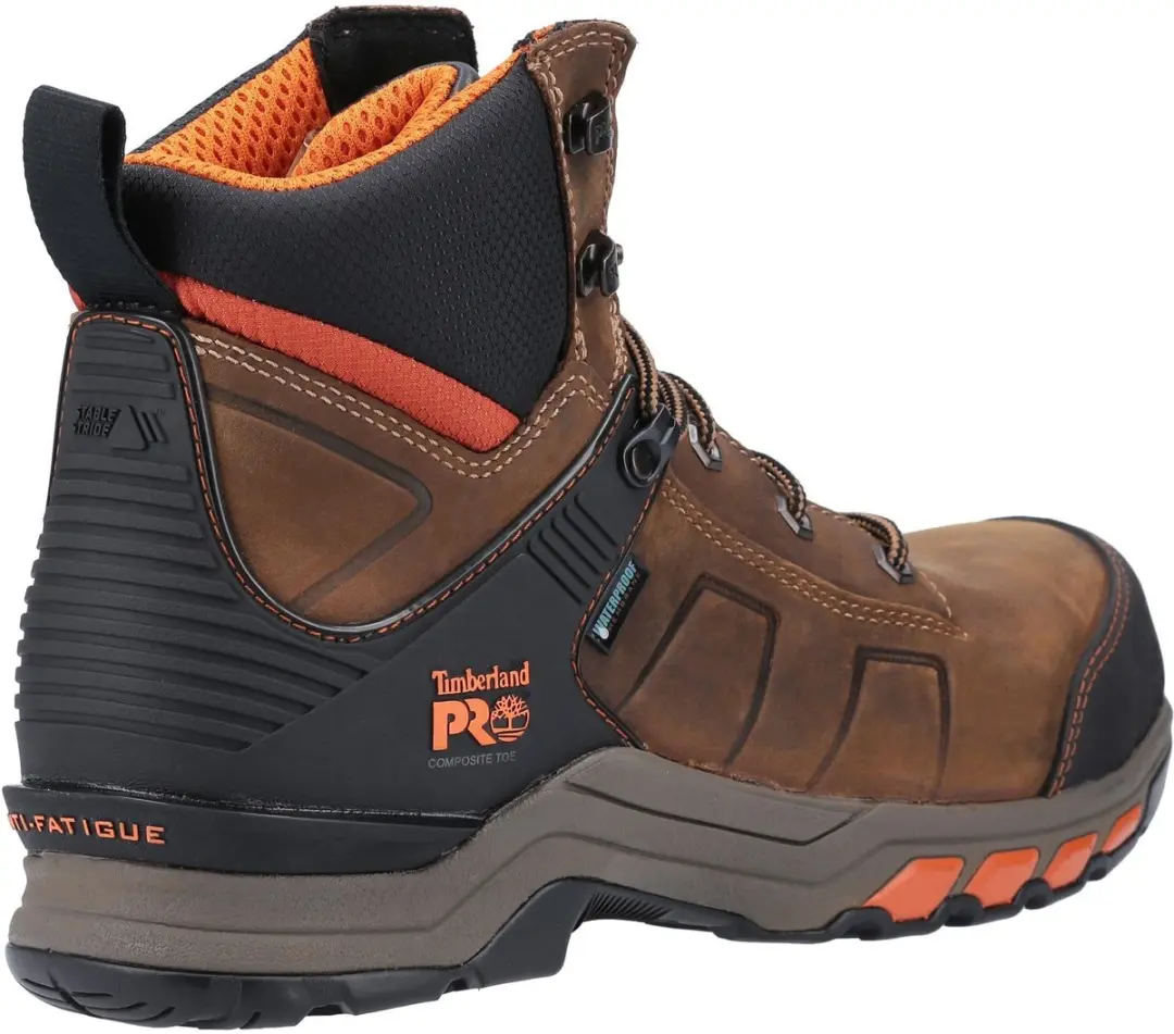 Timberland Pro Hypercharge Leer S3 - Bruin/oranje - Maat 47