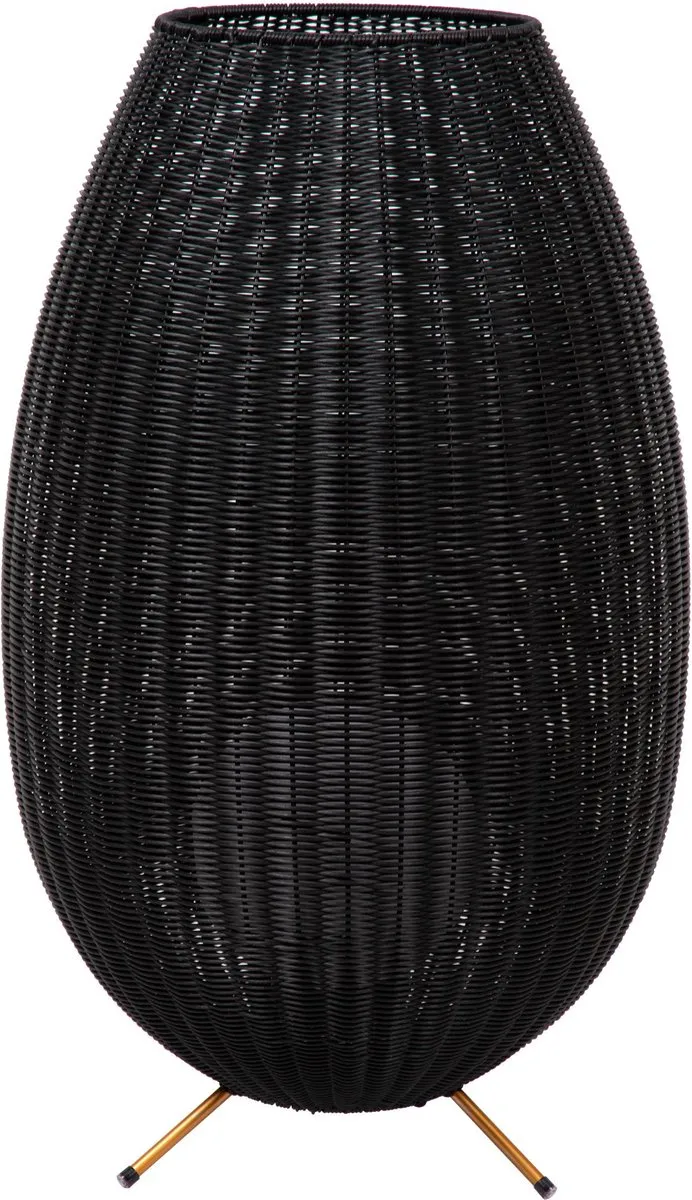 Lucide COLIN IP44 Oplaadbare Vloerlamp - 3W 3000K - Zwart