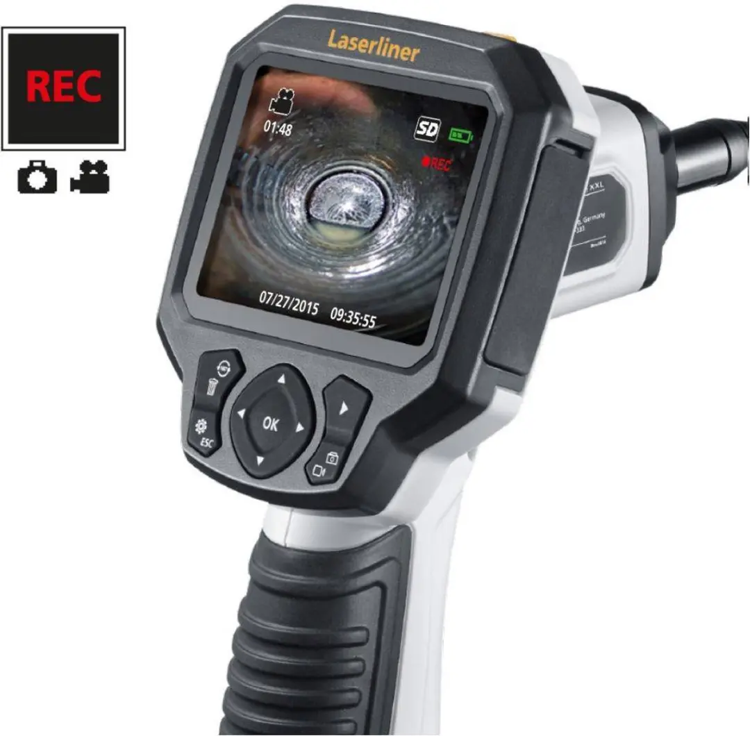 Laserliner VideoScope XXL Inspectiecamera - 9mm 5m - REC-functie