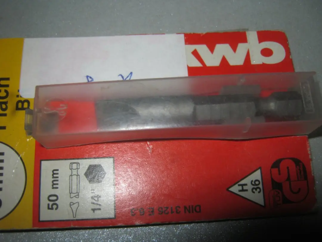 KWB Hardstalen Vlakbit 8mm 102808