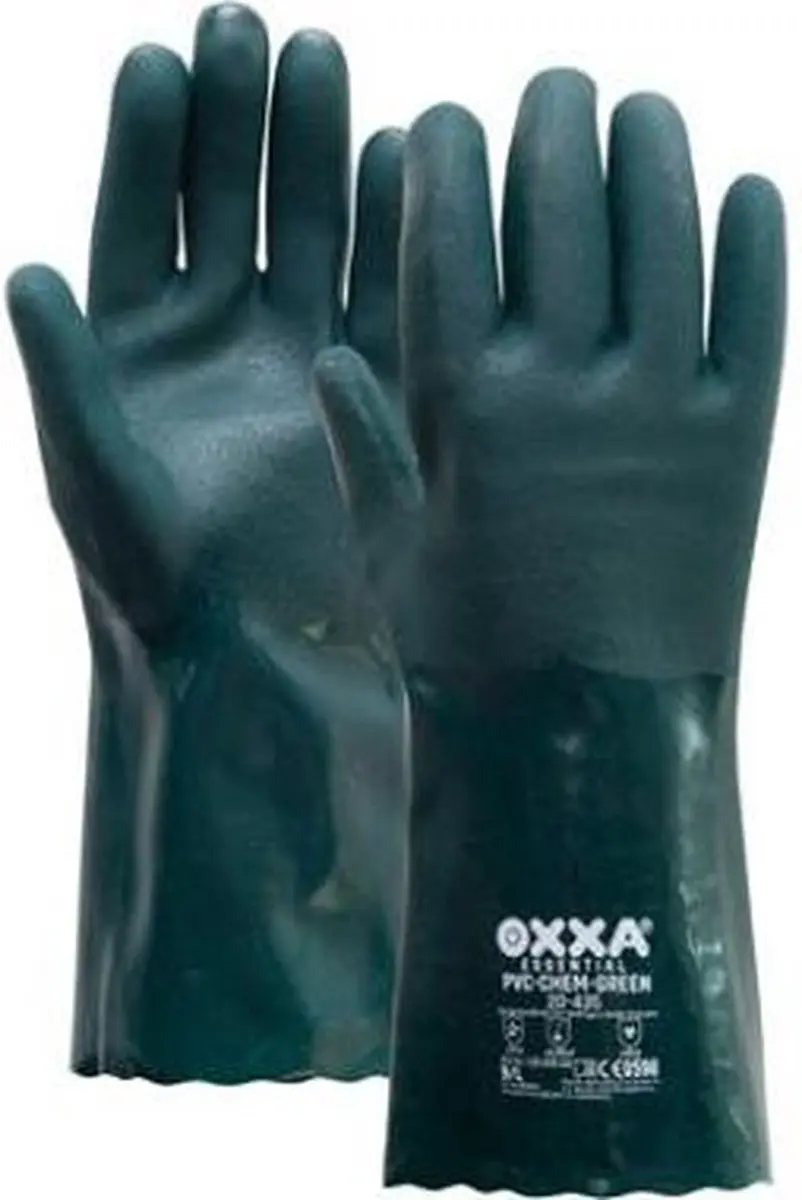 Oxxa PVC-Chem-Green Chemie Handschoenen XL
