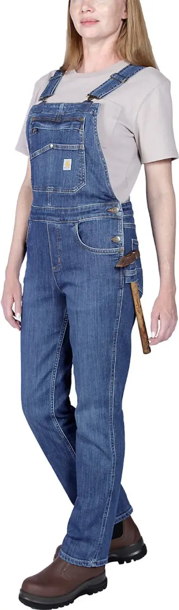 Carhartt Rugged Flex Denim Overall - S - Blue Stone Wash - afbeelding 6 van 6