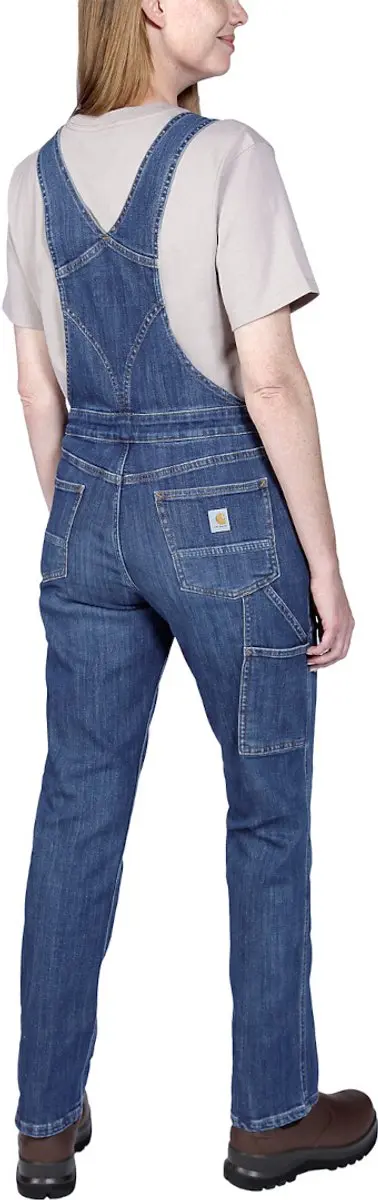Carhartt Rugged Flex Denim Overall - S - Blue Stone Wash