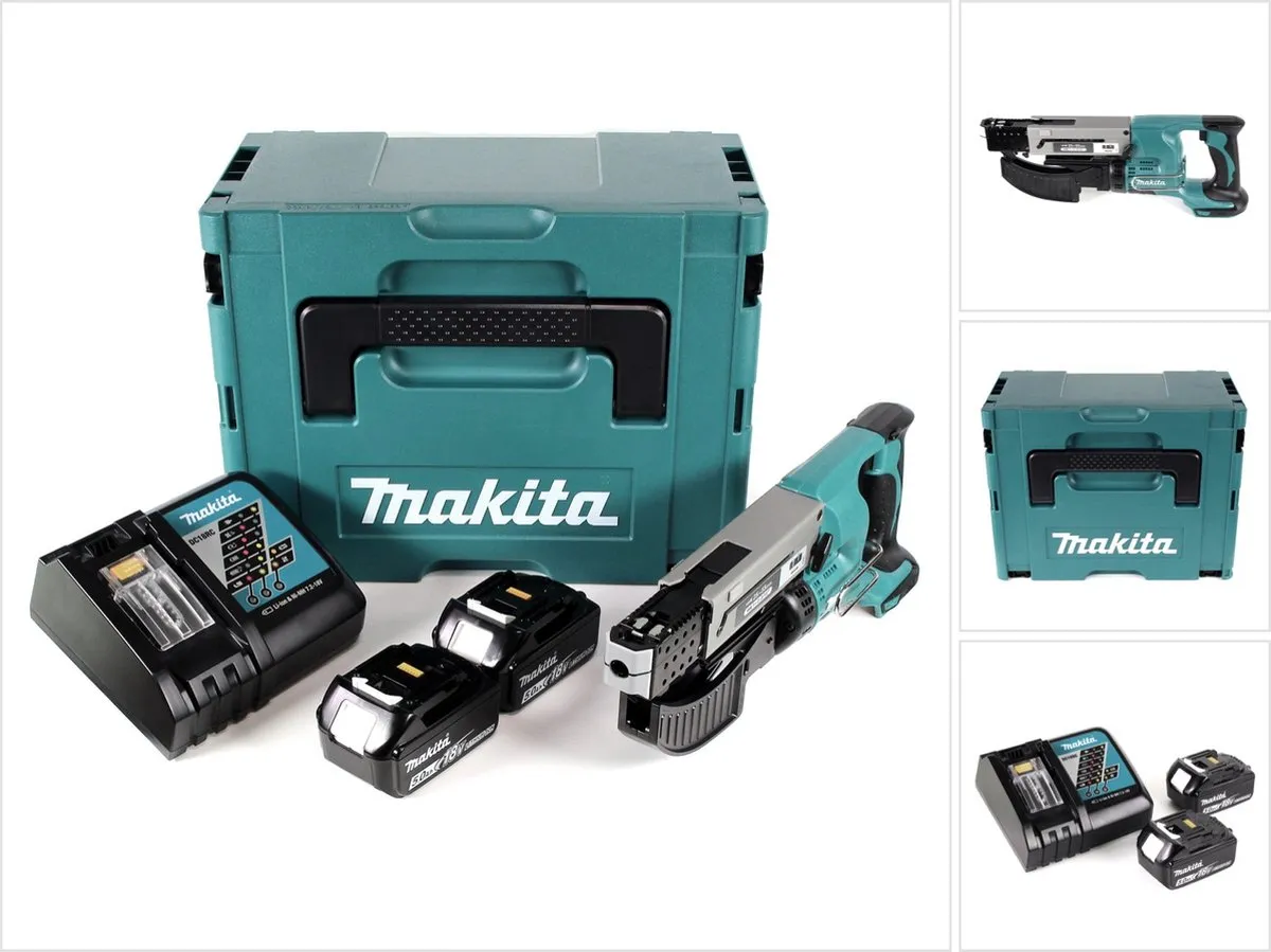 Makita DFR550RTJ Schroefautomaat 18V - 2x 5.0Ah