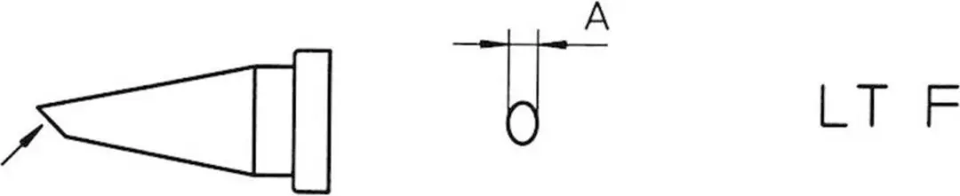 Weller LT-4X Soldeerpunt 1.2mm - 1 Stuk