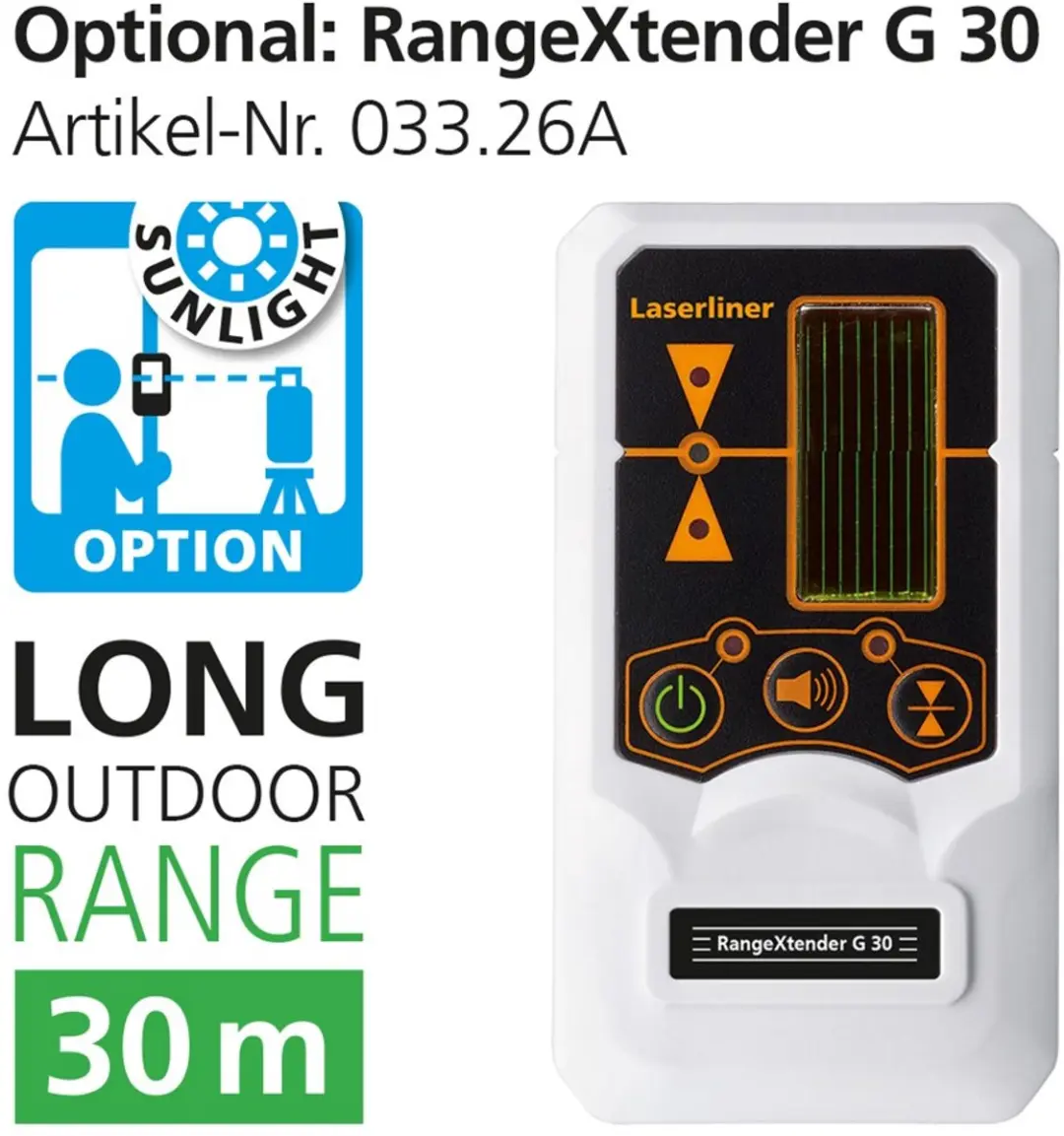 Laserliner CompactPlane-laser 3G Set 150cm - Groen - Bluetooth - afbeelding 6 van 6