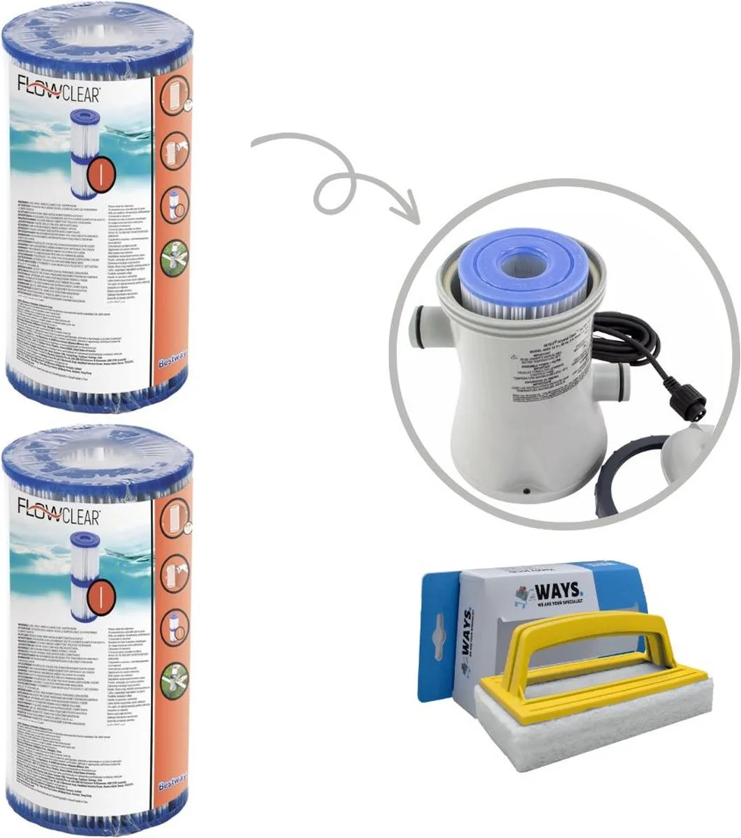 Bestway Type I Filters GKD 2 Stuks