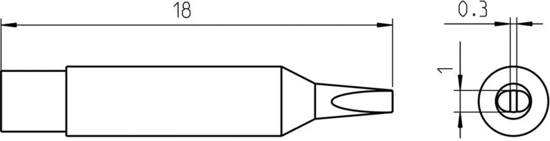 Weller RTM 010 S MS Soldeerpunt - 18mm - T0050100699