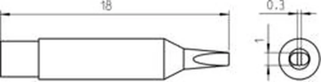 Weller RTM 010 S MS Soldeerpunt - 18mm - T0050100699 - afbeelding 6 van 6