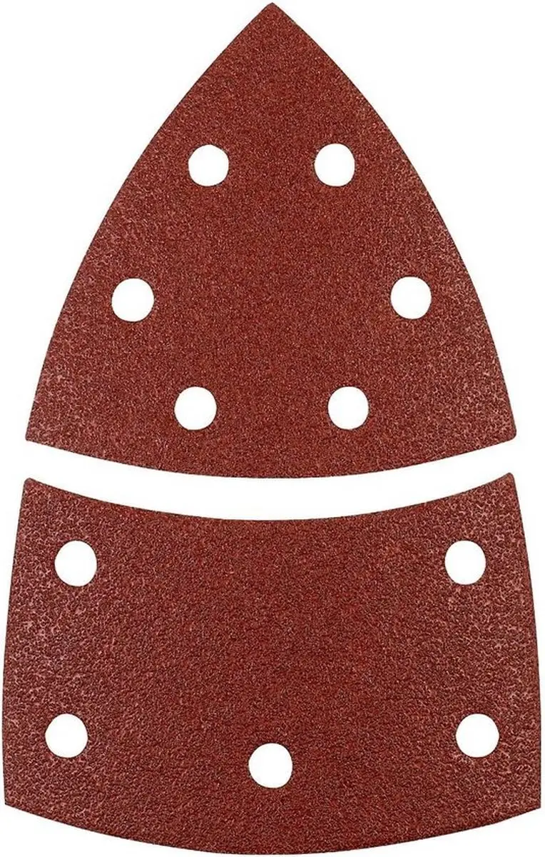 KWB Schuurdriehoek voor Delta/Multischuurmachines - Metaal/Hout/Verf - 12 Stuks (4x K-60/K-120/K-180)