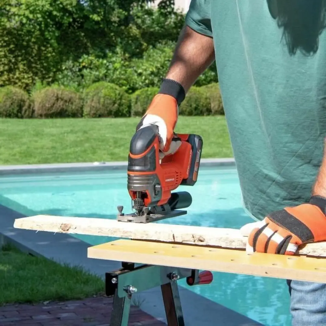 Powerplus Gereedschapsset 5-delig - Oranje/Zwart
